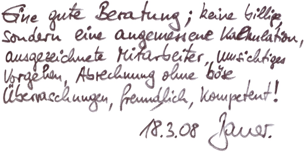 Signatur - Ulrich Bauer